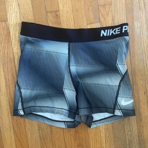 Cute patterned Nike spandex!